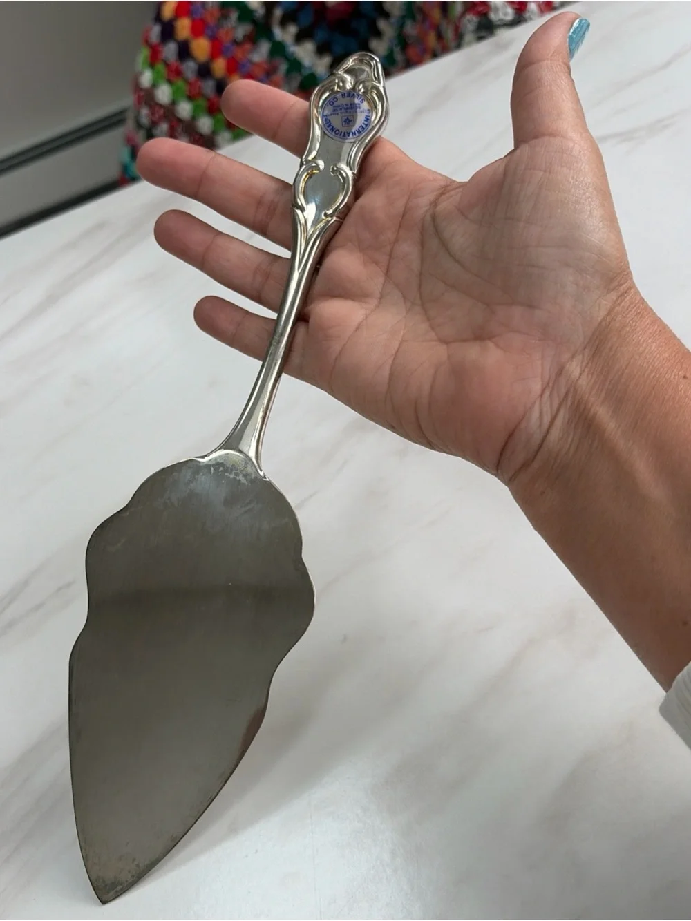 Pie /Cake Server MERRY CHRISTMAS Silver-Plated International Silver Co VINTAGE